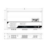 MTX Audio Thunder Series 900W RMS Premium 6 Channel Amplifier - TH900.6