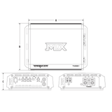 MTX Audio Terminator Series 250W RMS Monoblock Amplifier - TN250.1